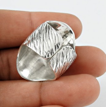 zilveren edelsteen ring 429